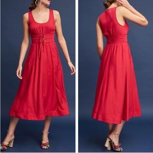 Tracy Reese Polly Red Corset Dress - 4